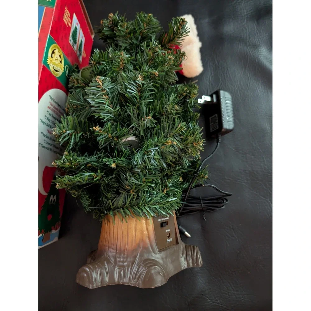 Gemmy Dancing Douglas Fir Animated Talking Christmas Tree 14 in Working Boxed